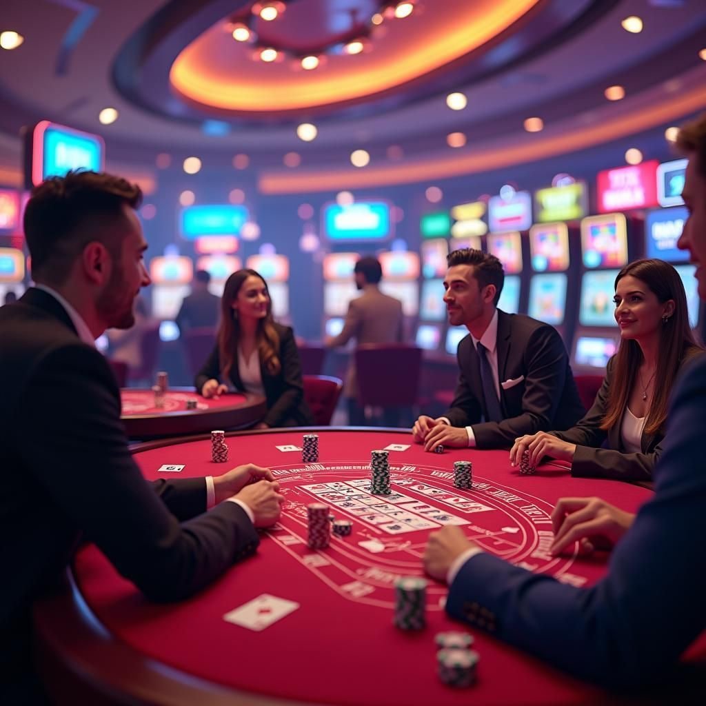Bàn Baccarat Live Casino với dealer người thật tại xsdna Việt Nam